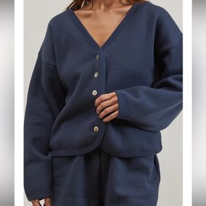 DONNI fleece cardigan